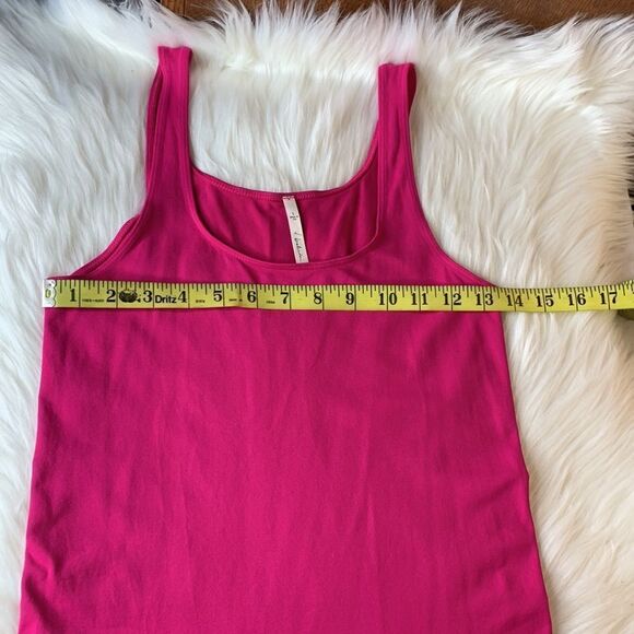 Aritzia Babaton Pink Nylon & Spandex Tank Size Large - Picture 9 of 9